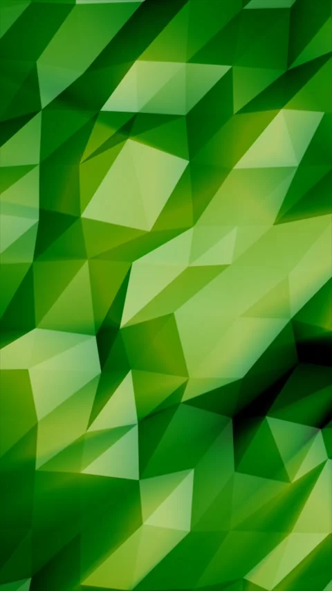 Green low poly abstract background with faceted geometric triangles, creati.. Stock Footage 336785195