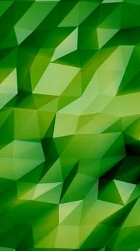 Green low poly abstract background with faceted geometric triangles, creati.. Stock Illustration