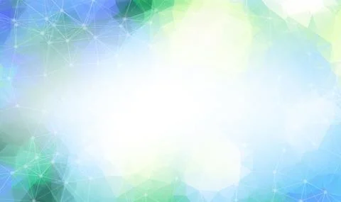 Green low poly background. Polygonal design pattern. Bright mosaic modern geo Illustrazione stock