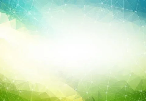 Green low poly background. Polygonal design pattern. Bright mosaic modern geo Stock Illustration