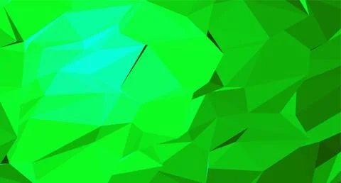 Green Low polygon gradient background Stockillustratie