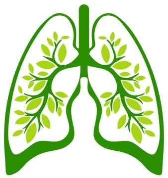 The green lungs Stock Illustration
