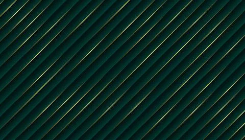 Green luxury diagonal lines background. Vector illustration. Minimalist sty.. Stock Illustration
