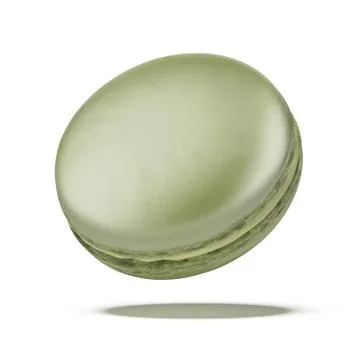 Green macaron Stockillustratie