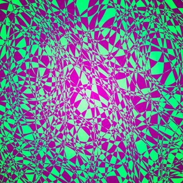 Green magenta mosaic pattern. Splinters broken glass effect. Abstract vector  스톡 일러스트