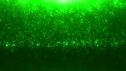 Green Magic Glitter Rain HD Stock Footage 201220166
