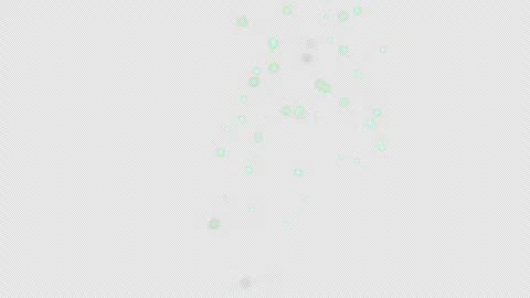 Green Magic Vortex Particles Upward Alpha 4K Stock Footage 329073287