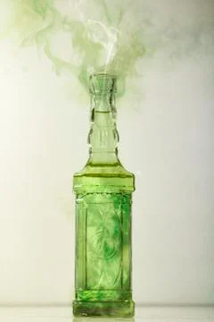 Green magic wizards potion Stock Photos