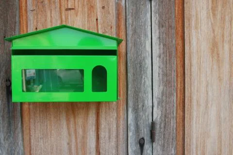 Green Mailbox Stock Photos