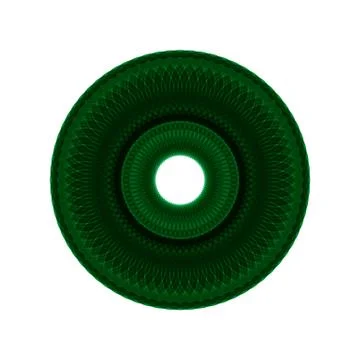 GREEN MANDALA Stock Illustration