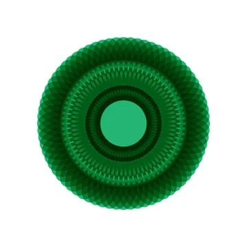 GREEN MANDALA Stock Illustration