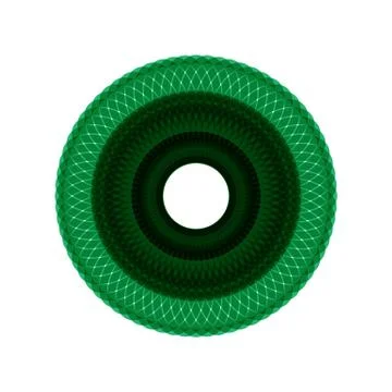 GREEN MANDALA Stock Illustration