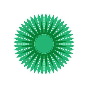 GREEN MANDALA Stock Illustration