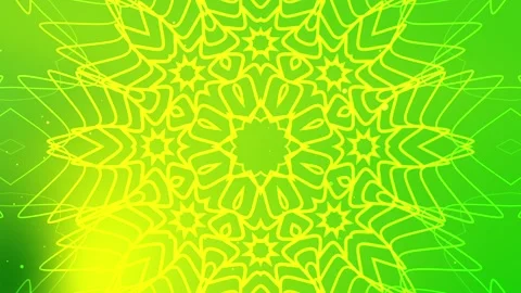Green Mandala Overlay background for ramadan event Stock Footage 301381671