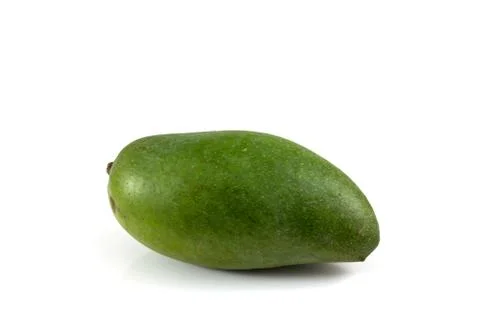 Green mango isolated Stock Photos