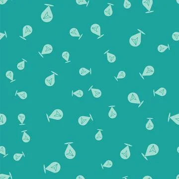 Green Map pin icon isolated seamless pattern on green background. Navigation Ilustración de archivo