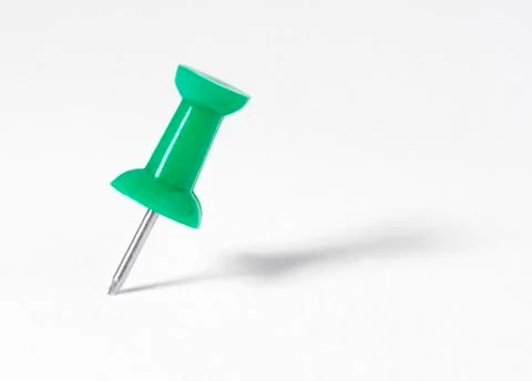 Green map pin Stock Photos