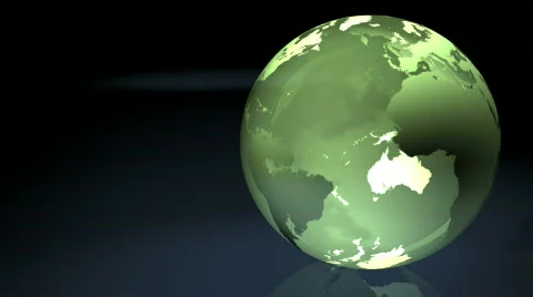 Green Marble Earth Stock-Footage 660315