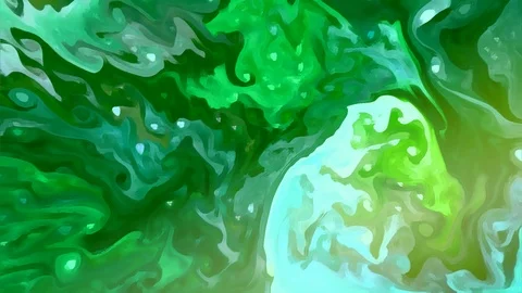Green Marble liquid diffusion 4K Video stock 114063258