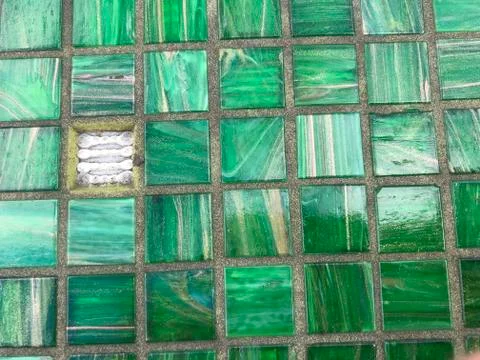 Green marble tile. texture Stock Photos