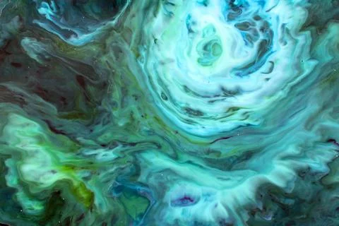 Green marbling background Stock Photos