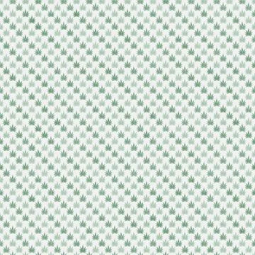 Green marijuana leaf pattern repeat background Stock Illustration