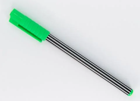 Green marker for back to school 스톡 사진