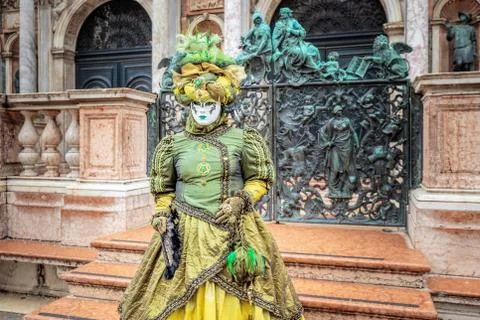 Green mask Stock Photos
