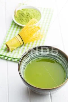 Green matcha tea. Stock-Fotos