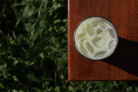 Green matcha tea Foto stock