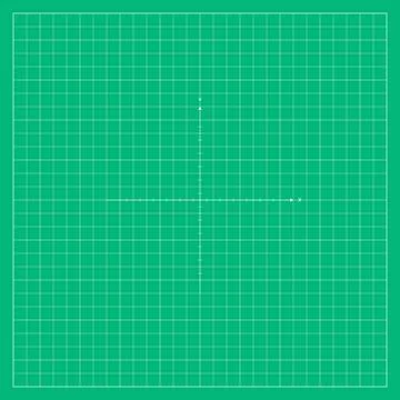 Green mathematical grid background with a central coordinate axis and preci.. Stock Illustration
