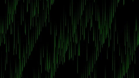 Green matrix abstract dots raining binary code without symbols and characters Stock Footage 311104228