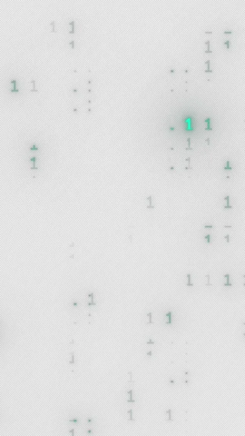 Green matrix, binary code ascii, strings 0 and 1, cyberspace, attack hacking Stock Footage 302342068