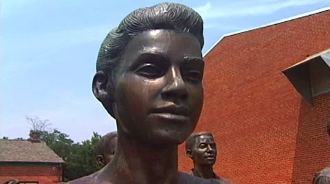 Green McAdoo Monument CU single Video stock 49548245
