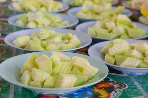 Green melon Foto stock