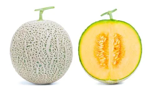Green melon Stock Photos