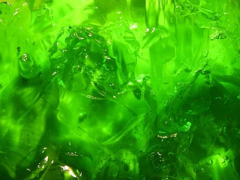 Green Mesmerizing Jelly Texture Stock Photos