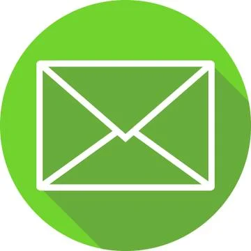 Green message icon Stock Illustration