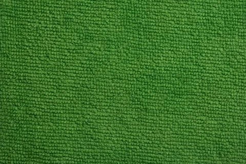 Green microfiber cloth macro texture background Stock Photos