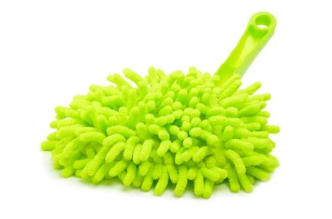 Green microfiber mop Stock Photos