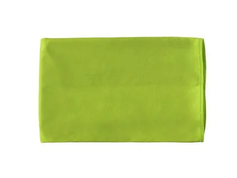 Green microfiber towel 스톡 사진