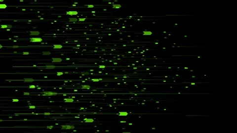 Green minimal arrows and lines elements abstract geometric motion background Stock Footage 332276324