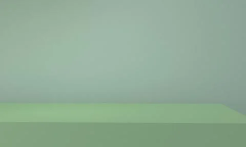 Green Minimalist abstract background, primitive geometrical figures, pastel c Stock Illustration