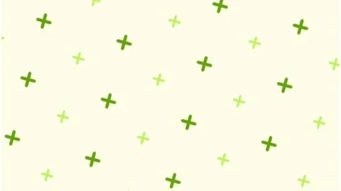 Green minimalist cross background pattern, clean geometric loop animation, .. Stock Footage 346843378