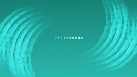 Green mint splash circle and ring. Strokes grunge texture background Stock Illustration