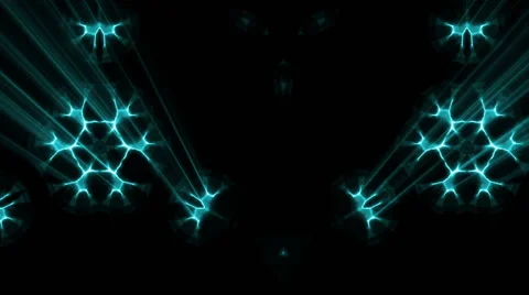 Green mirrored lights 스톡 동영상 53067866