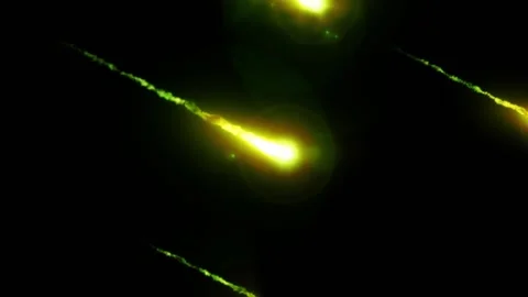 Green Missile meteor explosion smoke trail Video stock 146012909