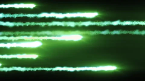 Green Missile meteor explosion smoke trail Vídeos de archivo 146013015