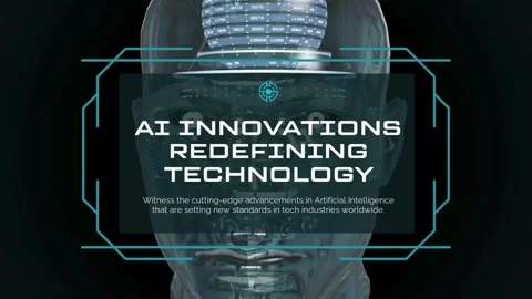 Green Modern Artificial Intelligence Technology Video Stock Footage 317880347