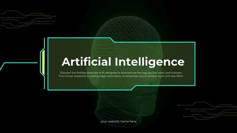 Green Modern Technology Artificial Intelligence Video Stock Footage 317880323